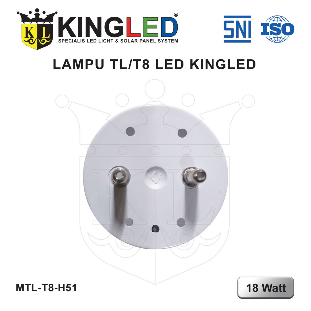 KINGLED Lampu TL T8 LED 18 Watt Tutup Susu / LED Tube TL T8 18 Watt