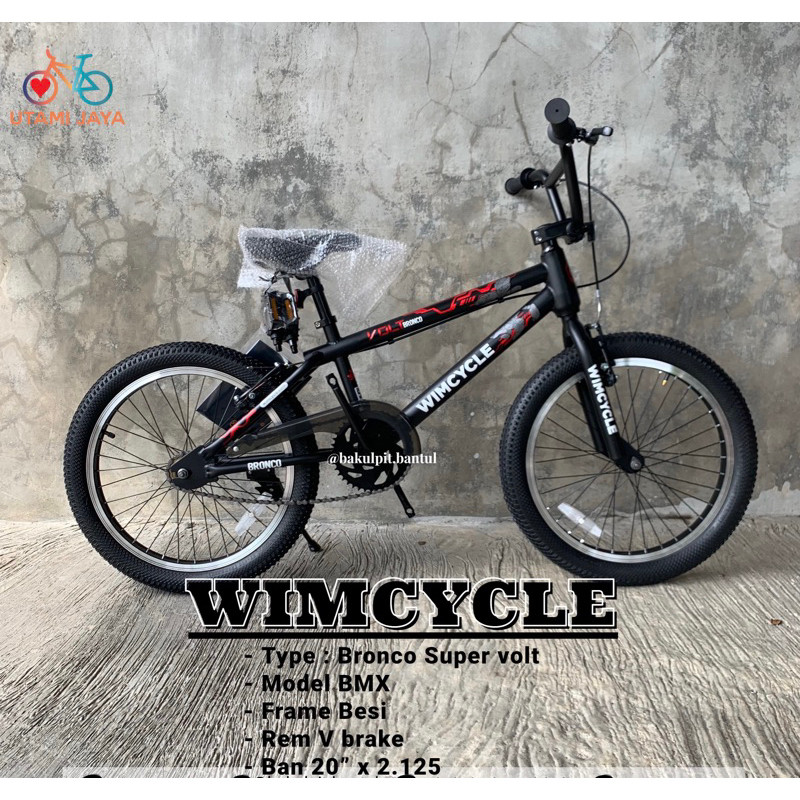 Sepeda BMX Wimcycle shutgun bronco ring 20 / BMX Mson / BMX Atlantis / BMX new phoenix / BMX Exotic