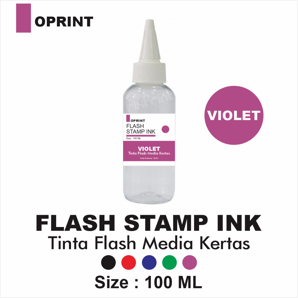 

[READY] Tinta Stempel Flash Media KERTAS Size 100 ml