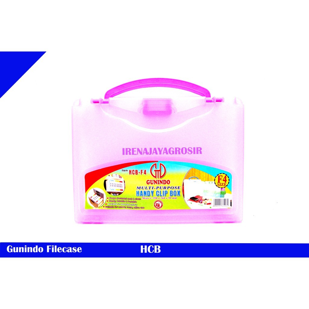 

[READY] GUNINDO HANDY CLIP BOX / HCB F4 / TEMPAT DOKUMEN