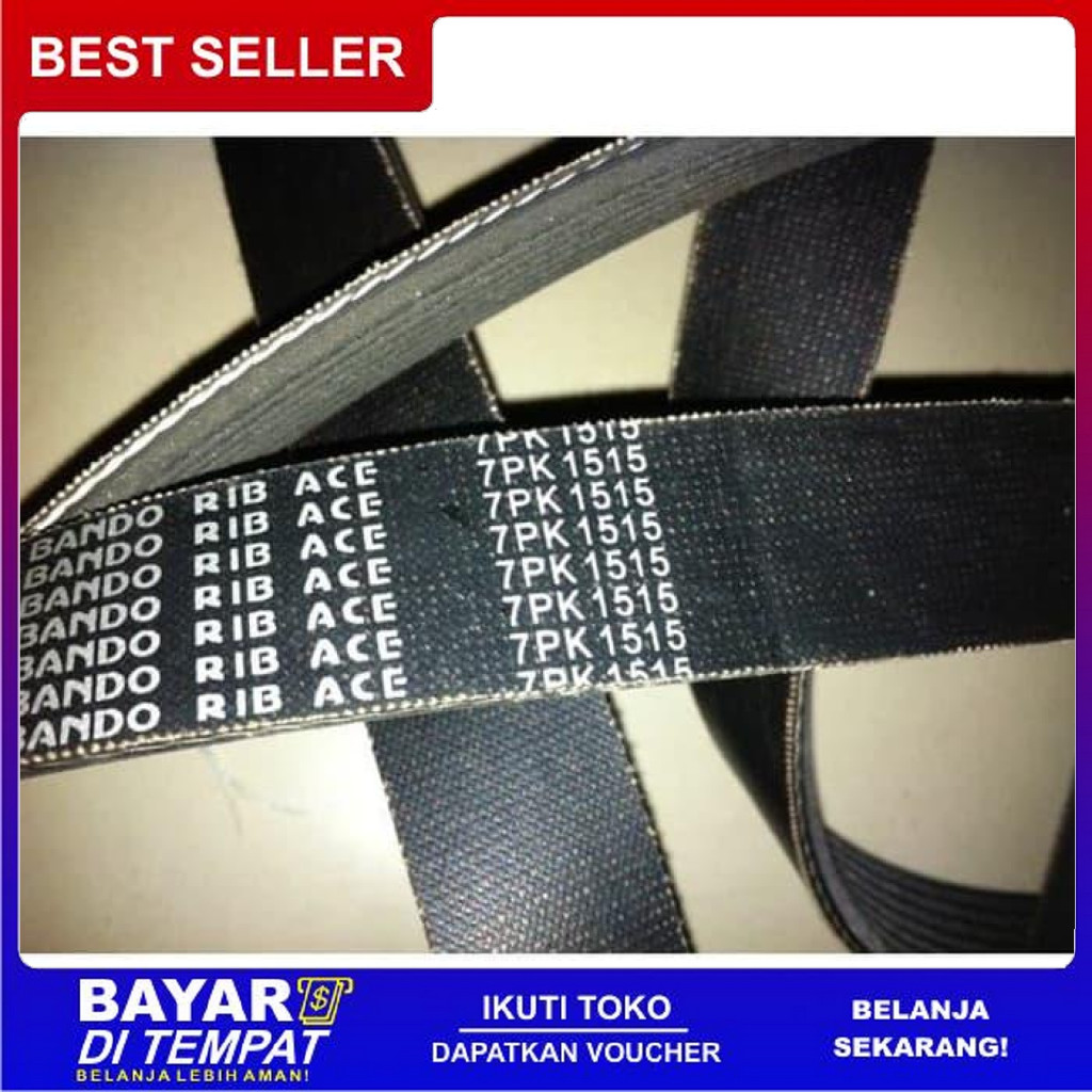 FREE ONGKIR BANDO FAN BELT INNOVA DIESEL 7PK1515 TALI KIPAS INOVA 7PK 1515 FANBELT BISA COD