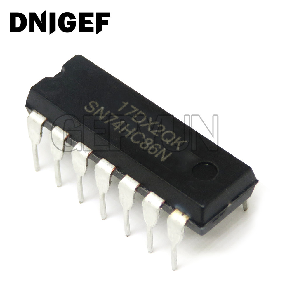 IMPORT 10PCS SN74HC86N DIP14 SN74HC86 DIP 74HC86N DIP-14 74HC86 NEW AND IC
