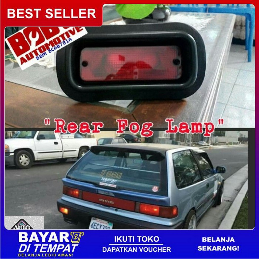 FREE ONGKIR DIJUAL CEPAT REAR FOGLAMP / RFL LAMPU BEMPER JDM BISA COD