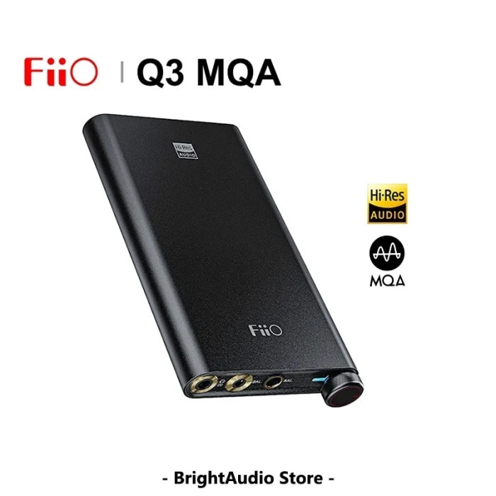 FiiO Q3 MQA Portable DAC AMP Headphone Amplifier XU316 AK4452 PCM768