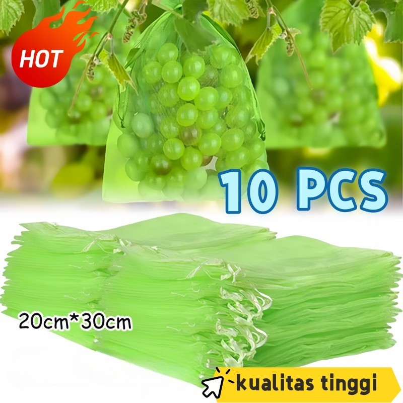 Baru Kantong Jaring Pembungkus Buah Alat Pembungkus Buah Pembungkus Buah Alat Berkebun Tas Jaring