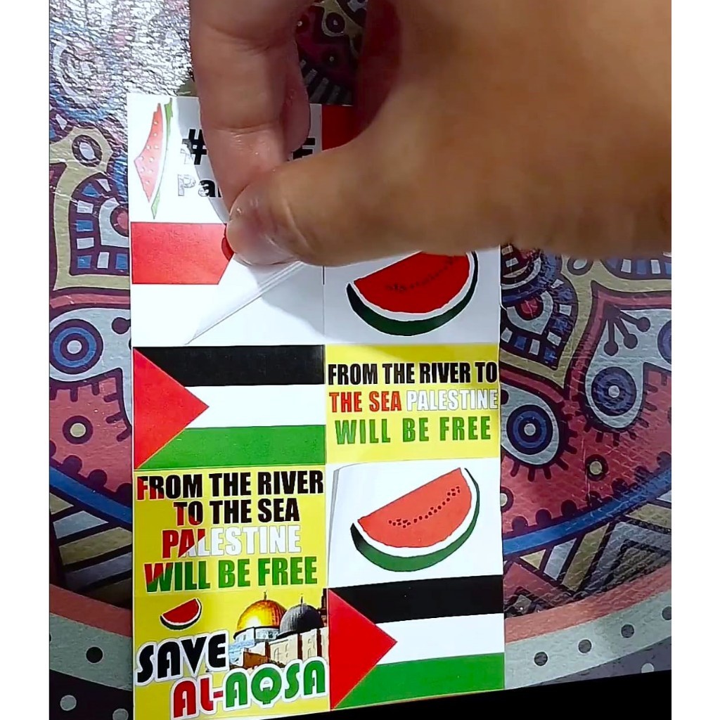 

Stiker palestina bendera pipi sticker setiker kecil muka mobil motor anak dewasa besar palestin