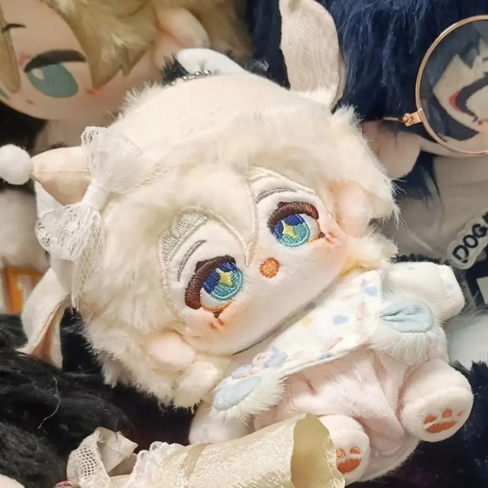 10cm Game Albedo enshin Impact Cartoon Mini Plush Stuffed Cotton