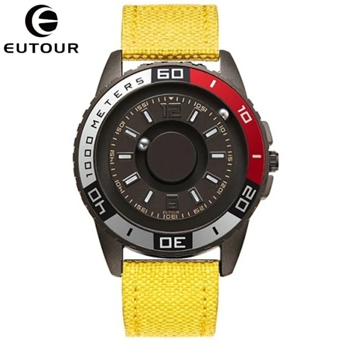Eutour Fashion Watch Men Watches Magnetic Magnet Dial Turntable Beads