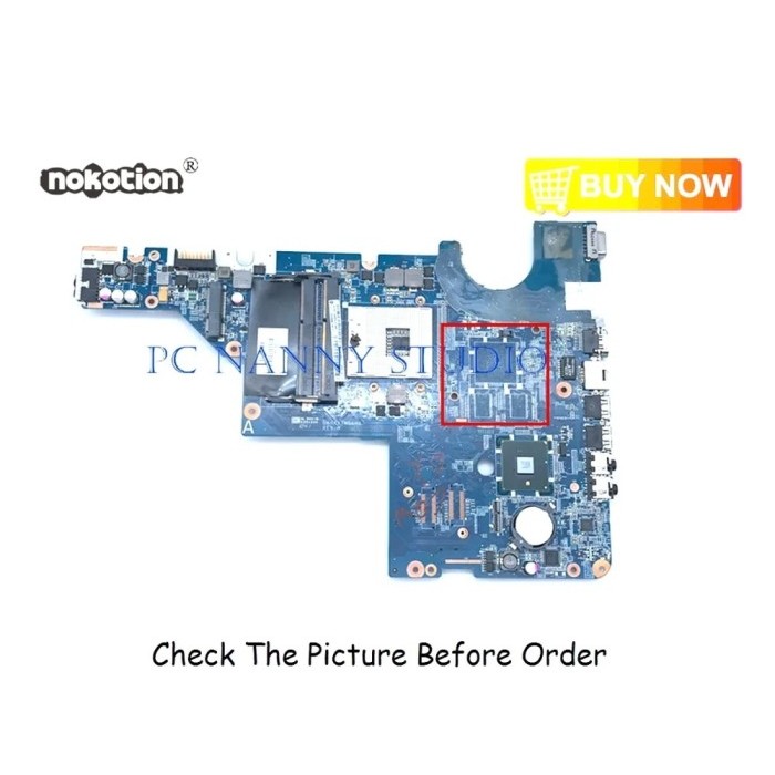 PCNANNY 595184-001 For HP Compaq CQ42 G42 MOTHERBOARD DA0AX1MB6F1