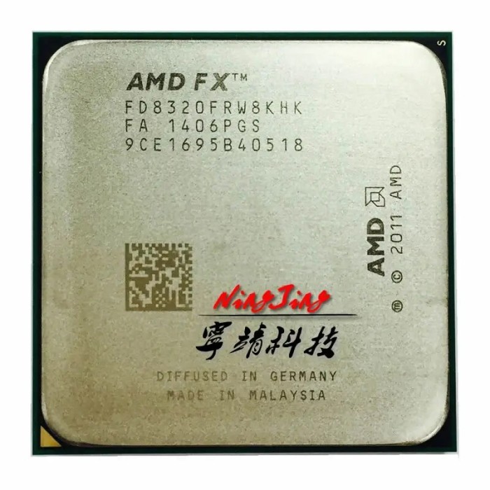 AMD FX-Series FX-8320 FX 8320 3.5 GHz Used Eight-Core CPU