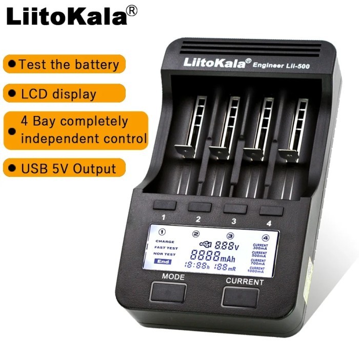 Liitokala Lii-500/Lii402/Lii-202/Lii-100/1.2V/3.7V
