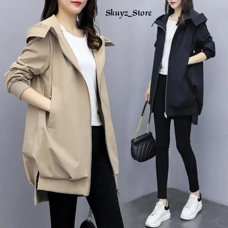 PROMO TERBARU JAKET WANITA KOREA - JACKET MANTEL WANITA - JACKET COAT WANITA