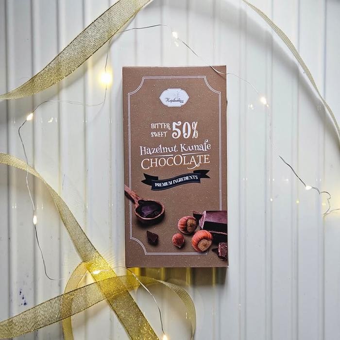 

Hazelnut Kunafe Coklat Batang Ala Dubai Chocolate 250 Gram Terlaris