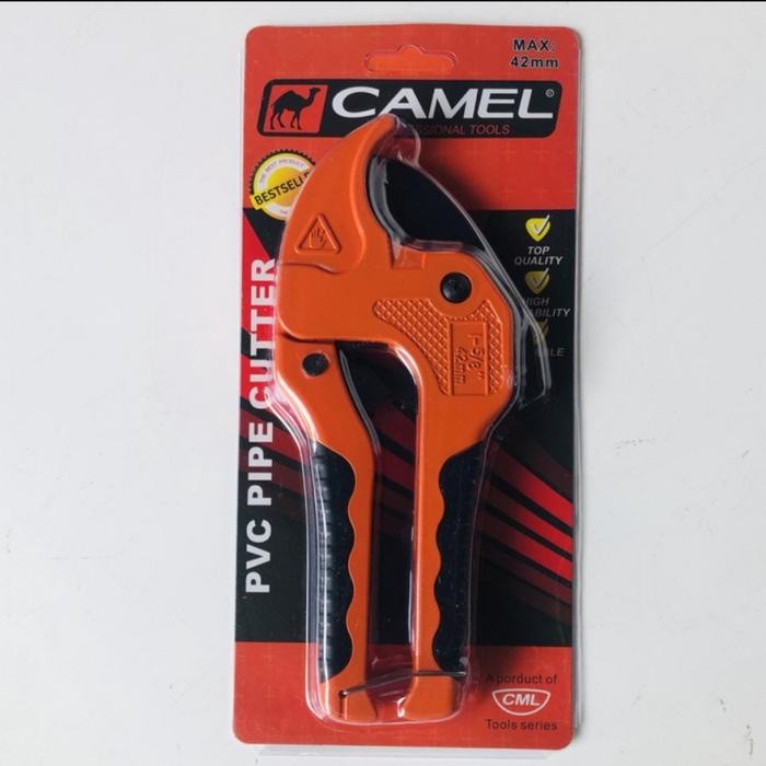 

Obrali- Gunting Pipa Camel Gunting Pipa Pvc 42mm Gunting Paralon Pemotong Pipa