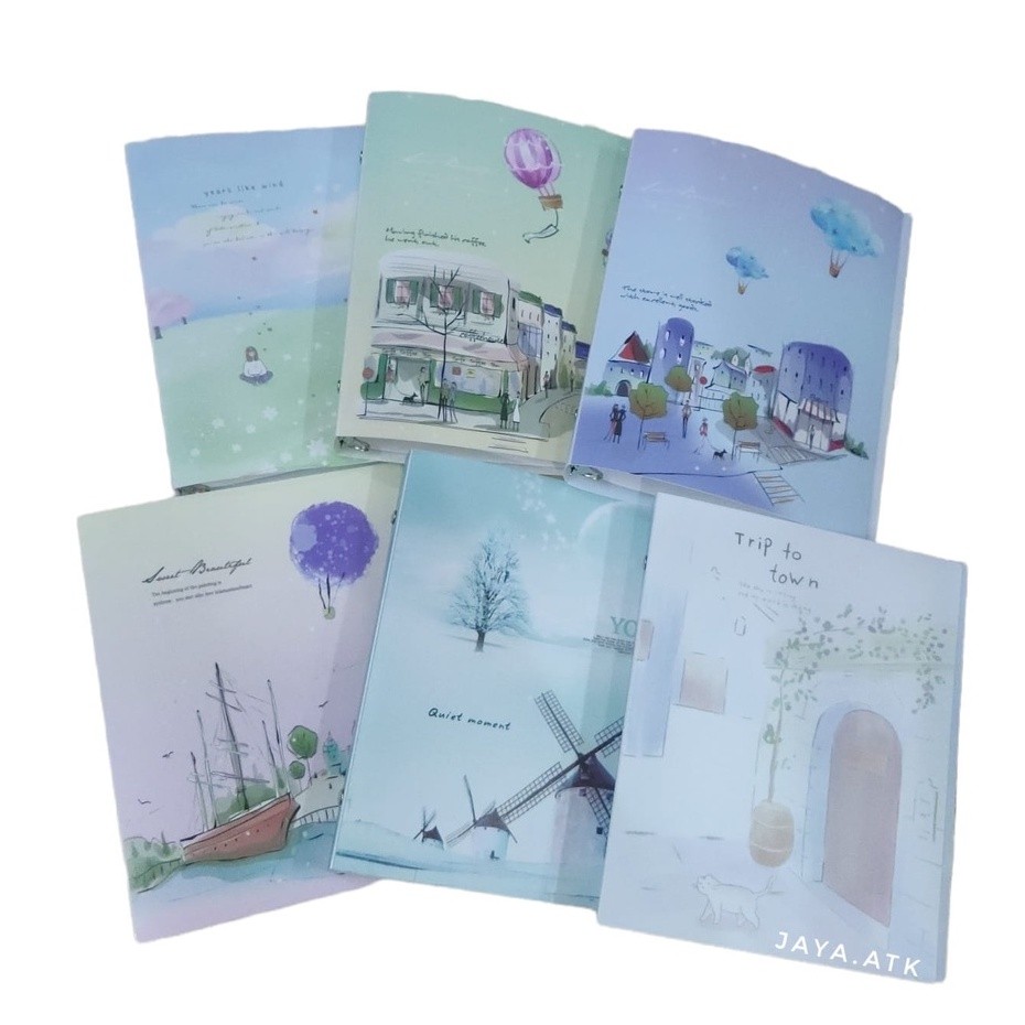 

[READY] MAP BINDER A5 BINDER NOTE A5 20 RING BINDER 20 RING BUKU BINDER A5 LUCU BINDER LOOSE LEAF A5