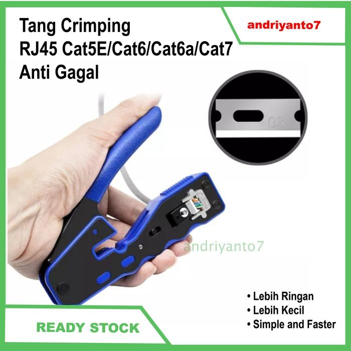 Obrali- Crimping Tool RJ45 Tang Crimping RJ45 anti gagal