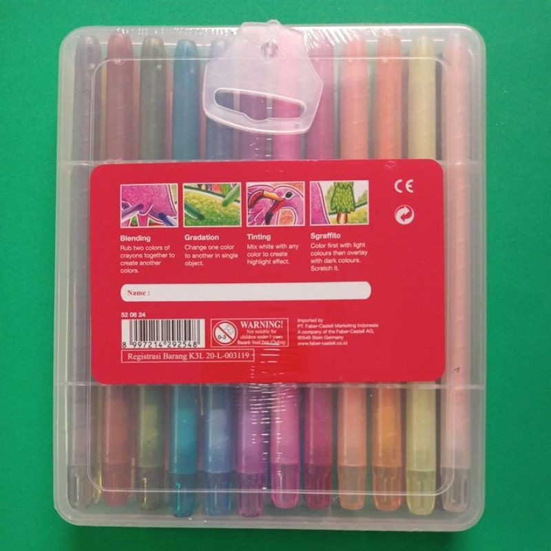 

[READY] Crayon Putar TWIST Crayons Faber Castell 24 Warna