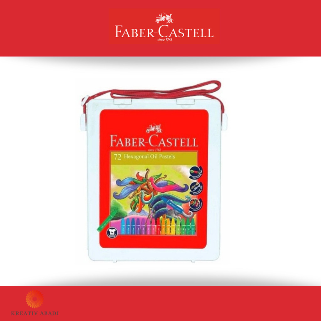 

[READY] Faber-Castell Hexagonal Oil Pastel 72 Pcs Plastic Bag