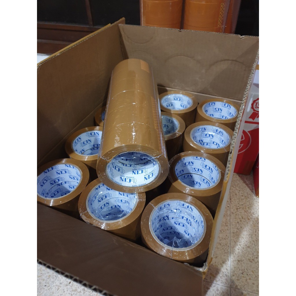 

JH8 6 ROL LAKBAN TEBAL BENING COKLAT 45MM X 110 YARD TERMURAH