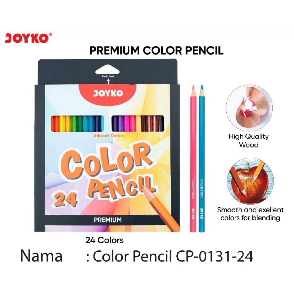 

[READY] PENSIL WARNA JOYKO PANJANG 24 WARNA JOYKO / PENSIL WARNA PANJANG 24 WARNA JOYKO