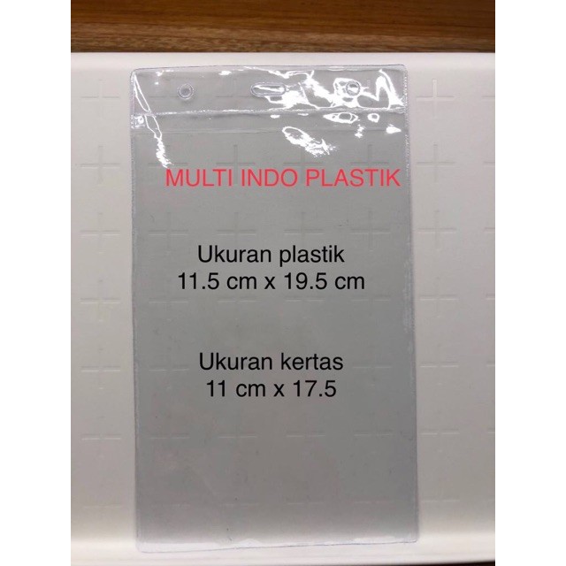 

JH8 Plastik id card - plastik tanda pengenal - plastik panitia 11.5x19.5 TEBAL