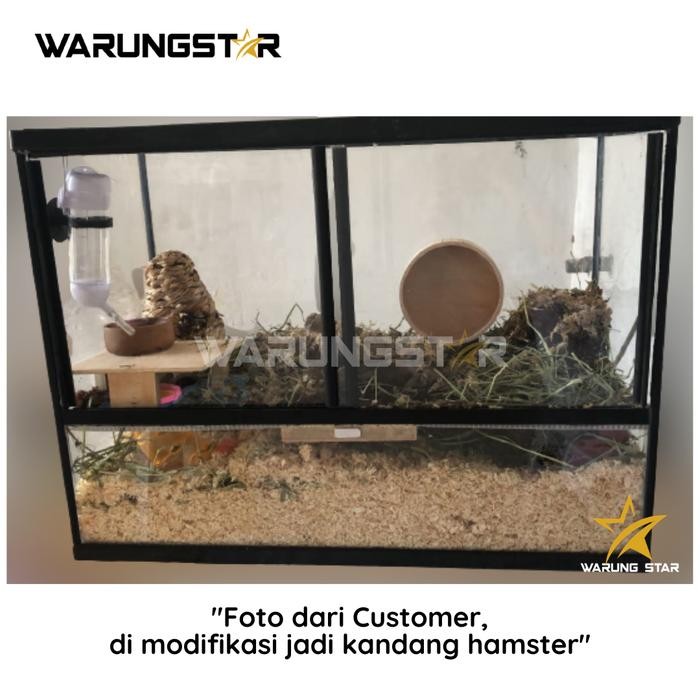 Amour Petshop Aquarium Terrarium Nikita 60 Cm / Kandang Reptil Gex