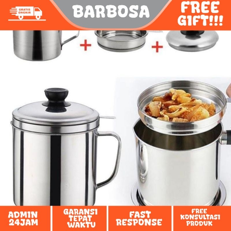 Saringan Kain Halus Teh Stainless Gorengan Besar Minyak Goreng N0L0 Multifungsi Plastik Santan Mpasi