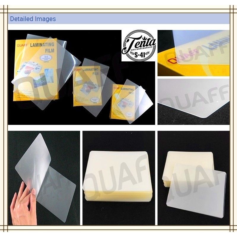 

JH8 Plastik Laminating FIlm A4 Size 30/80/100/125 micron 100 PCS Grakitec/Quaff Brand