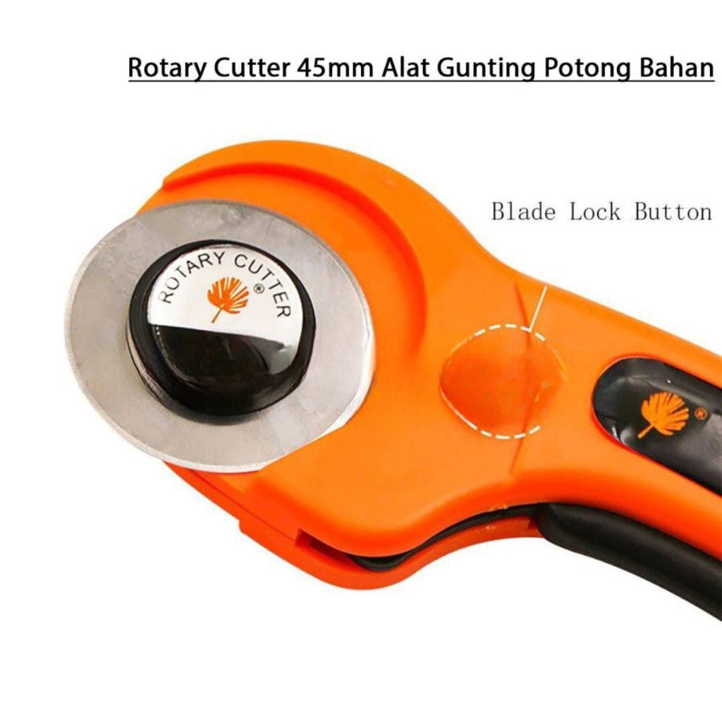 

JH8 Rotary Cutter 45mm / Alat Gunting Potong Bahan Kain / Refill Cutter kater