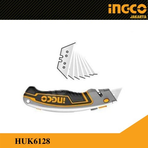 

JH8 Pisau Cutter Serbaguna / Cutter Tajam / Utility Knife INGCO HUK6128