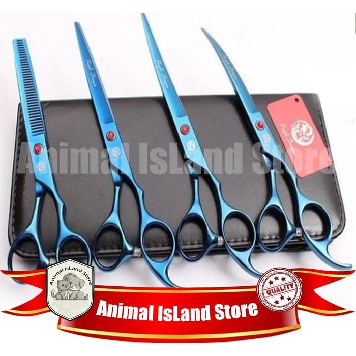 Pawfect Grooming Purple Dragon Grooming Set Pet Dog Scissors Clipper Gunting Anjing