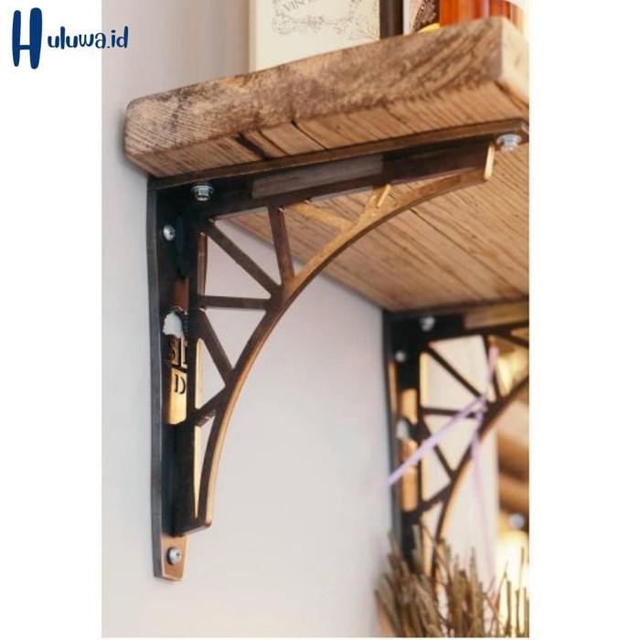 Siku Dinding/ Rak besi Siku Penyangga/ Dekorasi/ Siku Rak Besi