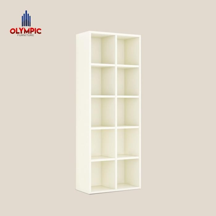 Rak Buku Lemari Rak Serbaguna Rak Multifungsi LYNEL 2X5 Olympic