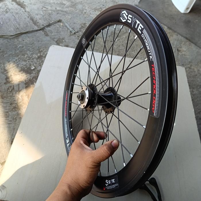 SALE WHEELSET VELG PACIFIC SYTE SEPEDA LIPAT MINION 20 X 1.50-1.75 SEPASANG
