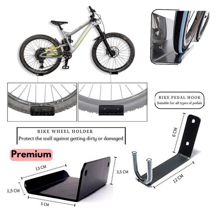 (Expert) GANTUNGAN SEPEDA DINDING RAK SEPEDA DINDING