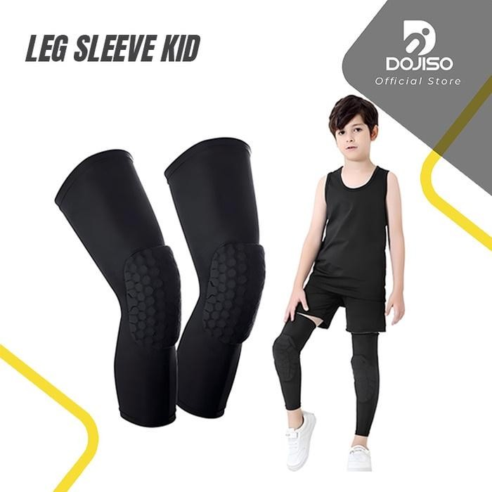 (Expert) Leg Sleve Deker Decker Bantalan Pelindung Lutut Kaki Anak Sport Basket