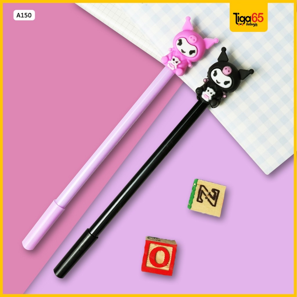

Bolpen Gel Fancy / Pulpen Kuromi 0.5 / Pulpen Warna Hitam / Gel Pen A150 (PCS)