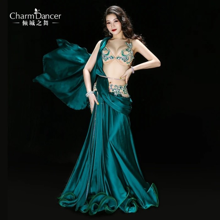 2019 new belly dance performance clothing sexy full-skirted belly