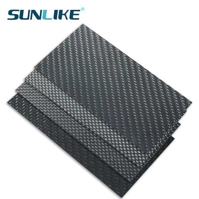 75*125mm 3k glossy matte twill plain carbon fiber sheet carbon fiber