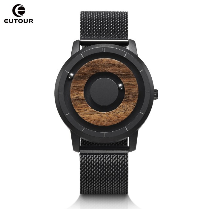 EUTOUR Original Magnetic Wooden Dial Fashion Casual Quartz Watch