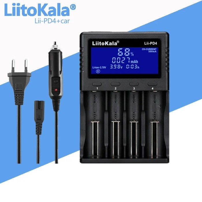 LiitoKala lii-PD4 Llii-PD2 Lii-S8 Lii-500 Lii-500S Lii-600 LCD 3.7V