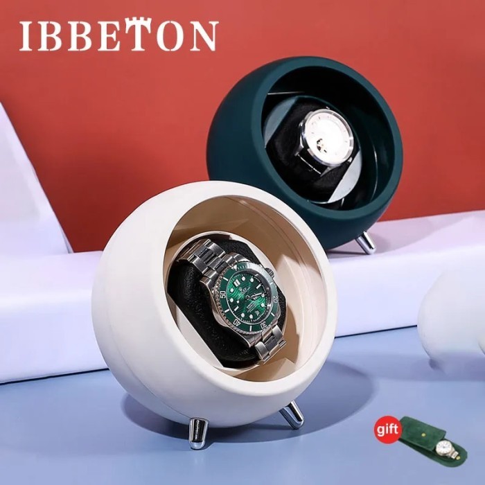 IBBETON Luxury Brand Wood Watch Automatic Watch Winder 1 Slot Classic