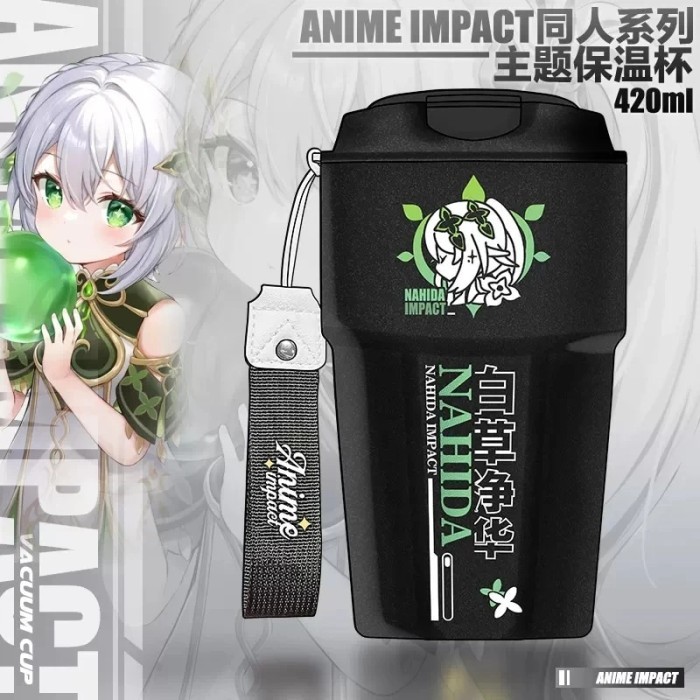 Anime Genshin Impact Nahida Yae Miko Raiden Shogun Coffee Cup Cosplay