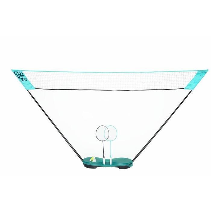 set easy net badminton net bulutangkis satu set net portable [kualitas terbaik]