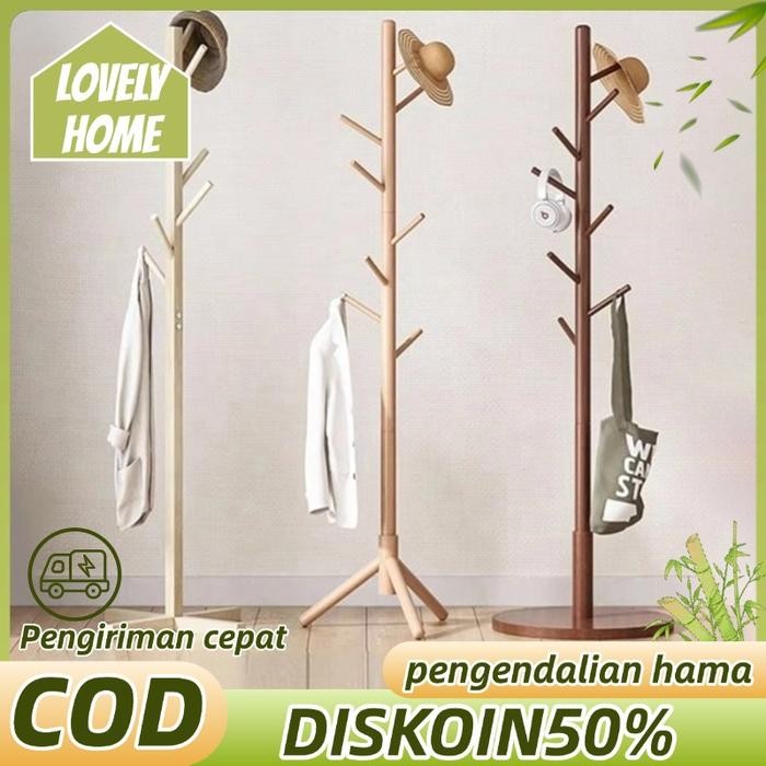 Gantungan Baju Berdiri Stand Gantungan Baju Dari Cabang Pohon Stand Hanger Kayu Gantungan Berdiri