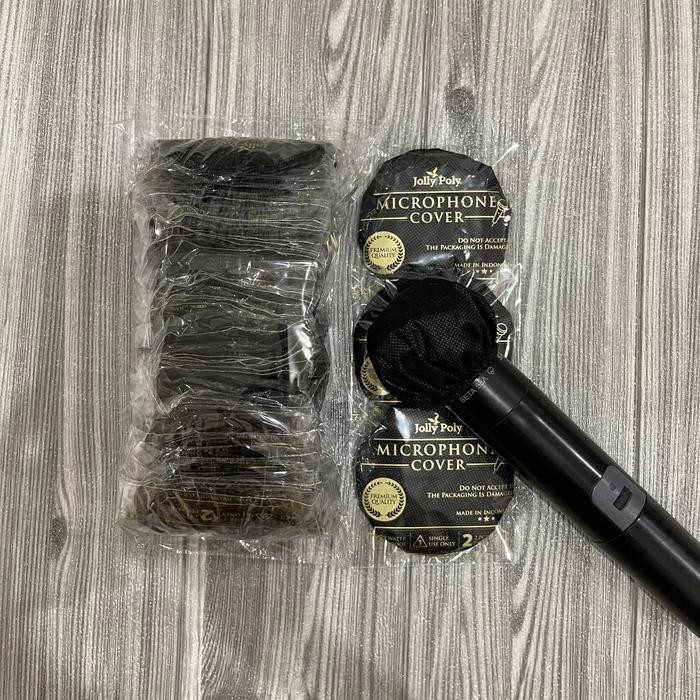 Sarung mic 500pcs cover mic jollypoly/ pelindung microfon karaoke