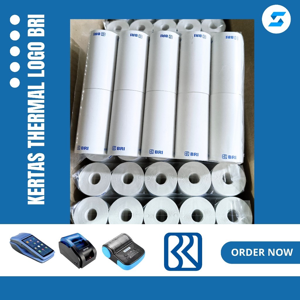 

KERTAS EDC LOGO 57X30 ISI 100 ROLL