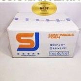 

kertas continuous form 2 ply 9.5X11/9.5X11.2 SJ STANDAR