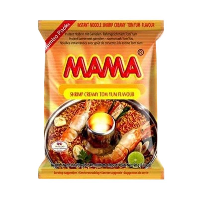

Mama Creamy Tom Yum Shrimp Flavour Instant Noodles [90Gr] Best Seller