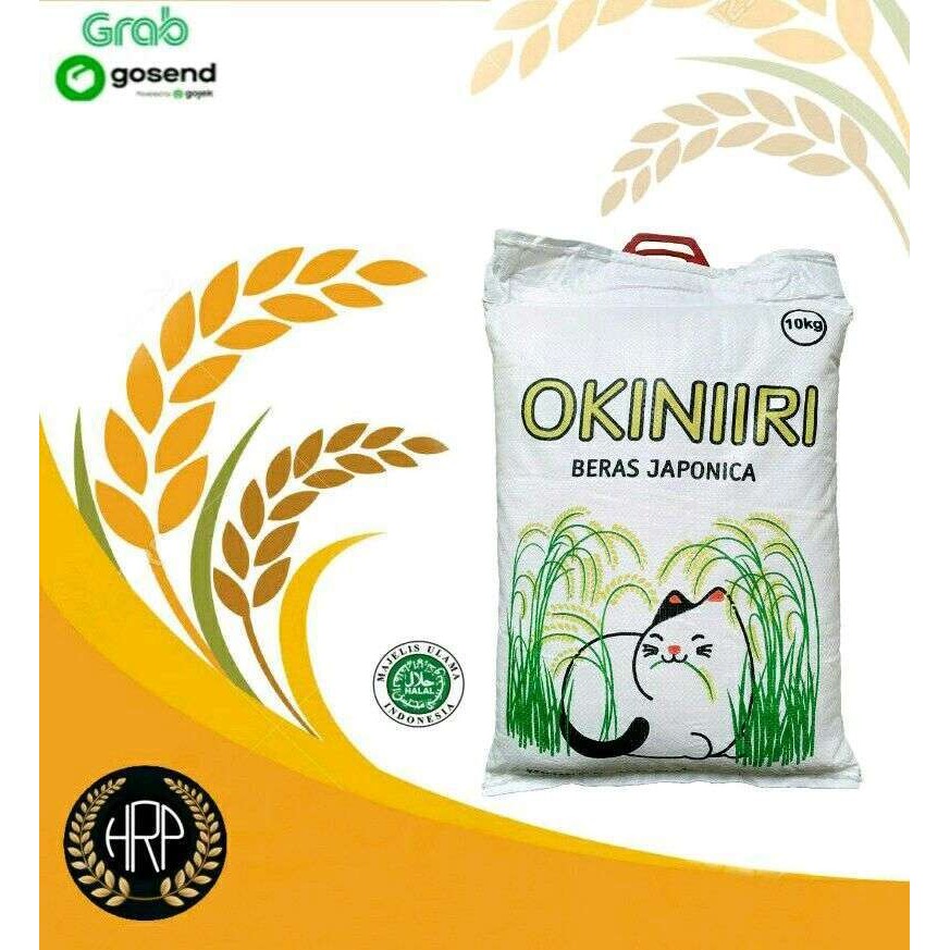 

Beras Jepang Okiniiri 10Kg Premium Japonica Okiniri/Beras Sushi Best Seller